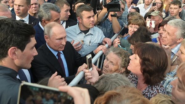 В.В. Путин с общественностью.